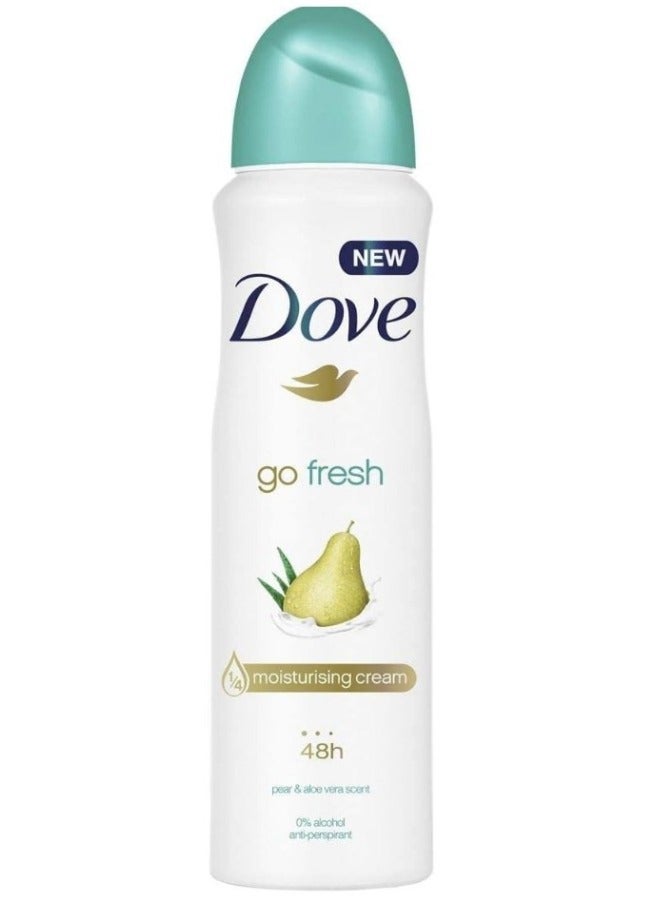 Dove deodorant spray pear